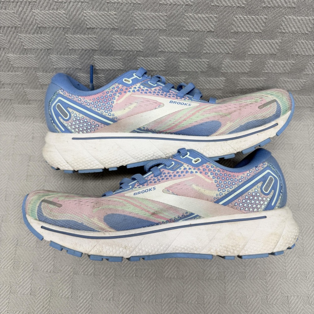 Brooks Ghost 14 Shoes Womens Size 7 Blue Running - Picture 7 of 8